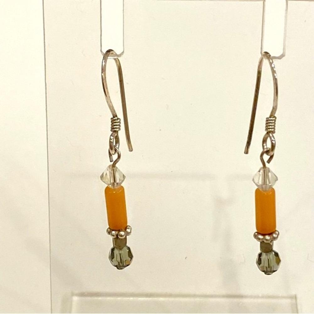 Vintage 90’s Handcrafted Wire dangle Earrings Pierced Ears